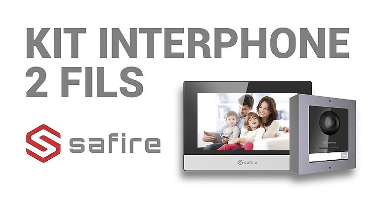 Kit Interphone Safire 2 Fils